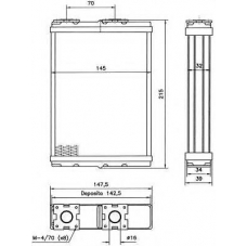 52230 NRF Теплообменник, отопление салона