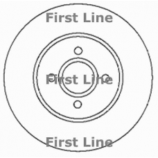FBD1458 FIRST LINE Тормозной диск