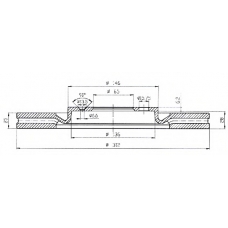 BDC4768 QH Benelux Тормозной диск