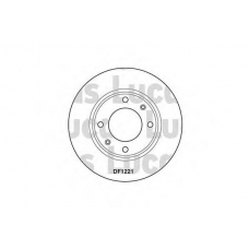 DF1221 TRW Тормозной диск