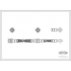 19032862 CORTECO Тормозной шланг