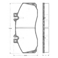 BLF647 QUINTON HAZELL Комплект тормозных колодок, дисковый тормоз