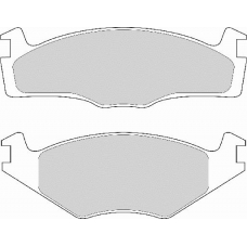 FD4151A NECTO Комплект тормозных колодок, дисковый тормоз