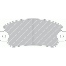 FDB351B FERODO Комплект тормозных колодок, дисковый тормоз