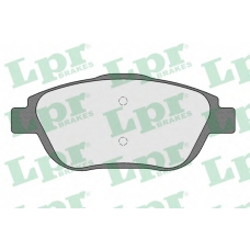 05P1590 LPR Комплект тормозных колодок, дисковый тормоз