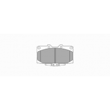 827 SIMER Комплект тормозных колодок, дисковый тормоз