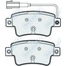 PD3270 APEC Комплект тормозных колодок, дисковый тормоз