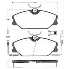 BLF475 QUINTON HAZELL Комплект тормозных колодок, дисковый тормоз