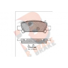 RB1736 R BRAKE Комплект тормозных колодок, дисковый тормоз