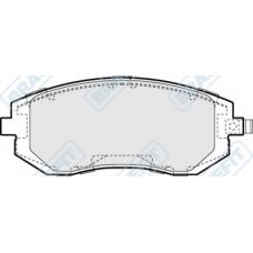 PD3192 APEC Комплект тормозных колодок, дисковый тормоз