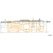 11.2611 COFLE Трос, управление сцеплением