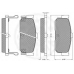 9728 OPTIMAL Комплект тормозных колодок, дисковый тормоз