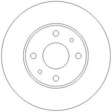 AC2008D AC Delco Тормозной диск