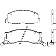 21836 155  0 5 T4047 TEXTAR Колодки тормозные