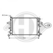 8180603 DIEDERICHS Радиатор, охлаждение двигателя