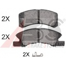 37490 OE ABS Комплект тормозных колодок, дисковый тормоз