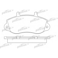PBP1292 PATRON Комплект тормозных колодок, дисковый тормоз