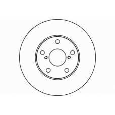 MDC1590 MINTEX Тормозной диск
