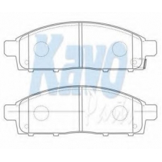 BP-5552 KAVO PARTS Комплект тормозных колодок, дисковый тормоз