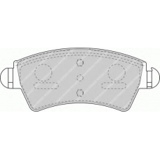 T0610272 RAMEDER Комплект тормозных колодок, дисковый тормоз