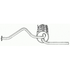 38604 SIGAM Глушитель выхлопных газов конечный