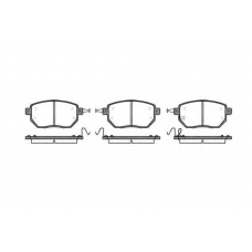 0985 02 KAWE Комплект тормозных колодок, дисковый тормоз