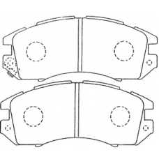 PN-7248 JNBK Колодки тормозные