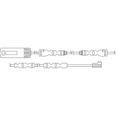 WS0291A KAWE Сигнализатор, износ тормозных колодок