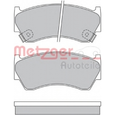 1170433 METZGER Комплект тормозных колодок, дисковый тормоз