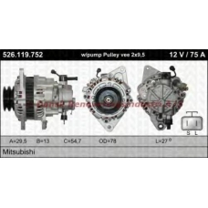 20-526-119-752 TRISCAN Генератор