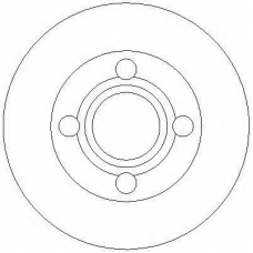 AC2133D AC Delco Тормозной диск