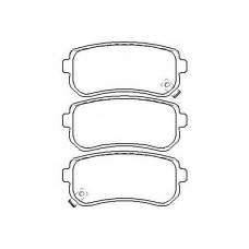 MDB2734 MINTEX Комплект тормозных колодок, дисковый тормоз