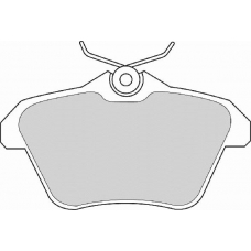 FD6631N NECTO Комплект тормозных колодок, дисковый тормоз