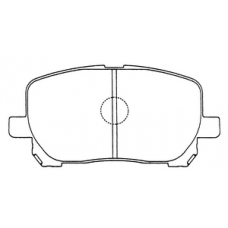 PN-1470 JNBK Колодки тормозные