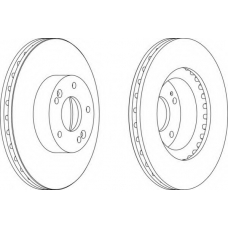 DDF1630 FERODO Тормозной диск