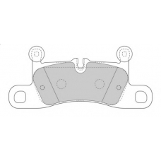 FD7556A NECTO Комплект тормозных колодок, дисковый тормоз