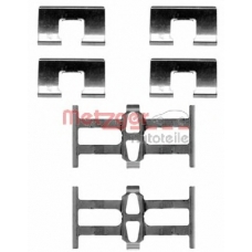 109-1118 METZGER Комплектующие, колодки дискового тормоза