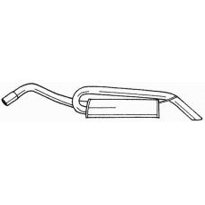 25658 SIGAM Глушитель выхлопных газов конечный