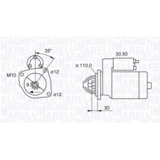 063521093440 MAGNETI MARELLI Стартер