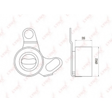 PB-1064 LYNX Ролик ремня грм toyota land cr
