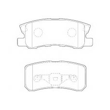 WBP23582A WAGNER LOCKHEED Комплект тормозных колодок, дисковый тормоз