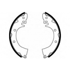 GS8249 TRW Комплект тормозных колодок