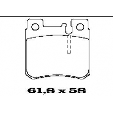 BL1263B2 FTE Комплект тормозных колодок, дисковый тормоз
