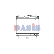 320027N AKS DASIS Радиатор, охлаждение двигателя