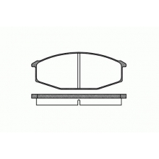 0115.20 REMSA Комплект тормозных колодок, дисковый тормоз