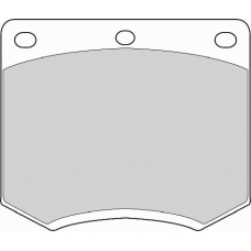FD4023A NECTO Комплект тормозных колодок, дисковый тормоз