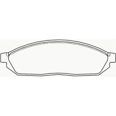 MDB1184 MINTEX Комплект тормозных колодок, дисковый тормоз