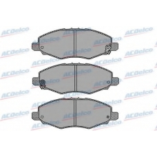 AC872281D AC Delco Комплект тормозных колодок, дисковый тормоз