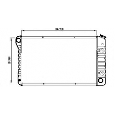 732010 VALEO Радиатор, охлаждение двигателя
