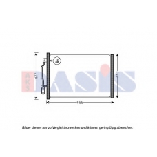 122034N AKS DASIS Конденсатор, кондиционер